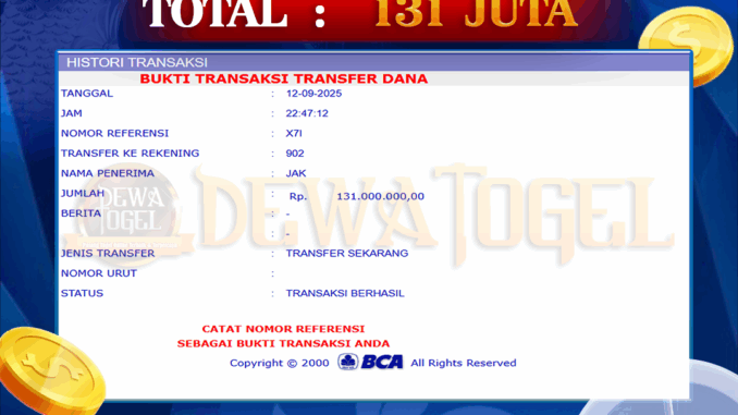 BUKTI DWT PAGI